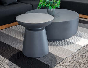 Outdoor Living: Minimalism Coffee & Side Table Set