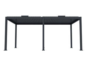 Little Oneroa 6x2m Motorised Freestanding Louvre Roof Aluminium Pergola