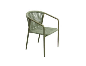 Comet Aluminium and Rope Outdoor Dining Chair