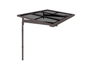 Best Sellers 1: City Window / Door Awning Canopy 2x1.5m Coffee Frame ＆ Dark Grey Panel