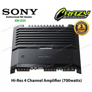 Products: SONY XM-GS4 Hi-Res 700W 4 Channel Bridgeable Amplifier