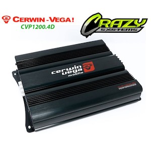 Products: Cerwin Vega CVP1200.4D 1200W 4 Channel Class A/B Car Amplifier