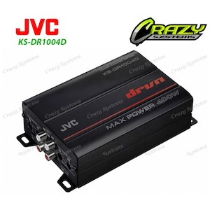 Products: JVC KS-DR1004D 400 Watt 4-Channel Micro Bridgeable Amplifier