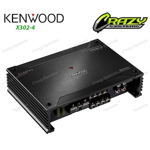 Products: Kenwood X302-4 X Series 4/3/2 Channel Class D Car Amplifier