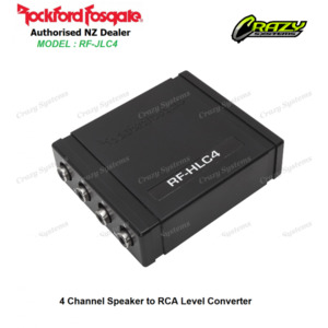 Products: ROCKFORD FOSGATE RF-HLC4 4 Channel Speaker Level to RCA Output