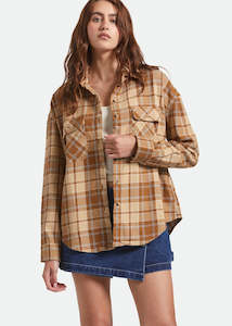 Brixton: Flannel | Bowery Classic (Washed Copper/Whitecap)