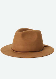 Hat | Wesley Packable Fedora (Golden Brown)
