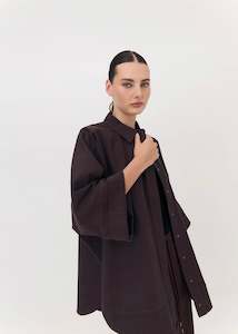 Shacket | Pip (Chocolate/Plum)