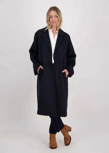 Coat | Harrington Overcoat (Ink)