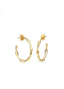 All Accessories: Earrings | Neve Large Hoop (Gold)