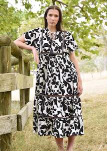 Dress | To The Max (Black/Ivory)