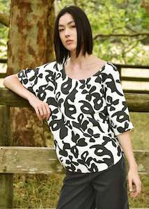 All New Arrivals: Top | Find Your Bliss (Black/Ivory)