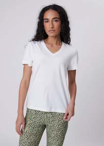 All New Arrivals: Tee | Half Time V-Neck (Ivory)