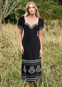 All New Arrivals: Dress | Shape Your Destiny (Black Embroidery)