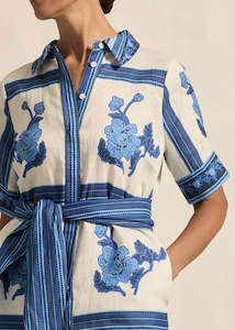 Zoe Kratzmann: Dress | Roam (Azure Collage)