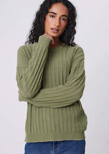 Knit | Evergreen Crew (Laurel)