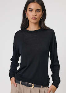 Top | Alto Merino Crew (Black)