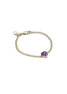 Bracelet | Love Claw (Gold/Amethyst)