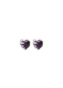 Earring | Love Claw (Silver/Amethyst)