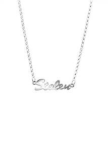 Stolen Girlfriends Club: Necklace | Stolen Script (Sterling Silver)