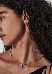 Earring | Baby Claw Sleeper (Silver/Opal)