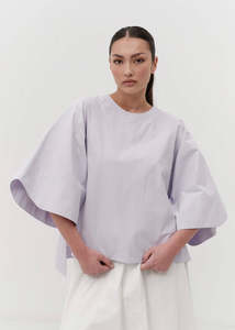All New Arrivals: Top | Millie Woven (Mauve)