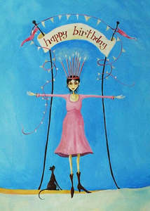 Greeting Cards: Card | Birthday Girl Wishes (Crispin Korschen)