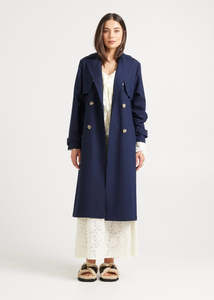 Blazers: Coat | Trench (Dark Navy)