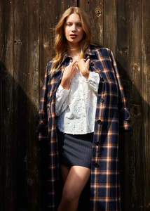 Coat | Kamali (Navy Check)