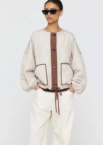 Blazers: Jacket | Foster (Brown + Cream)