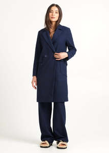 Coat | Twiggy (Navy Plaid)