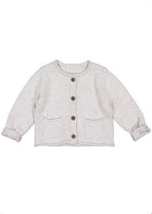 Baby Child: Cardigan | Frankie (Light Gray)