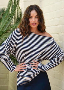 Featured Designers: Top | Double Agent (Navy Stripe)