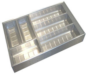600mm Stainless Steel Cutlery Tray