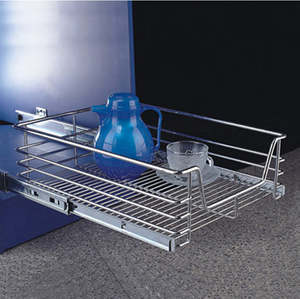 Kitchen Storage Accessories: Internal Drawer - With Wire Base Shelf