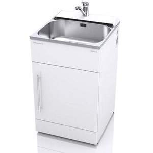 Laundry: 56cm Standard-Sized Tub with Storage Cupboard