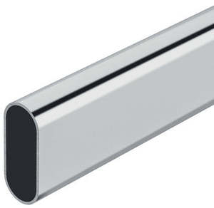 Wardrobe rail, OVA 30 x 15 mm