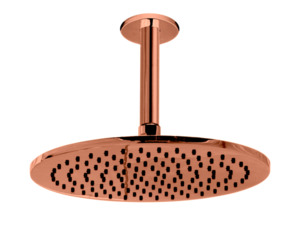 LOFT RAIN SHOWER WITH CEILING ARM ROSE GOLD