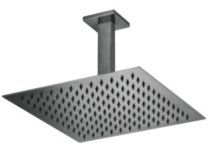 Shower Head: FLINT RAIN SHOWER WITH CEILING ARM