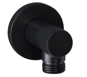 SHOWER CONNECTION ELBOW BLACK