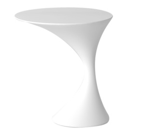 Bathroom Accessories: ISTONE BATH TABLE 550MM X 500MM MATTE WHITE