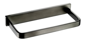 Bathroom Accessories: CUBIC HAND TOWEL HOLDER GUN METAL 205MM