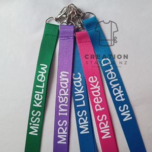 Products: Personalised lanyards - Creation Station NZ