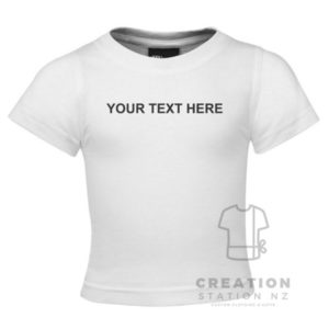 Products: Child clothing with custom text - Creation Station NZ