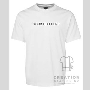 Products: Mens clothing with custom text - Creation Station NZ