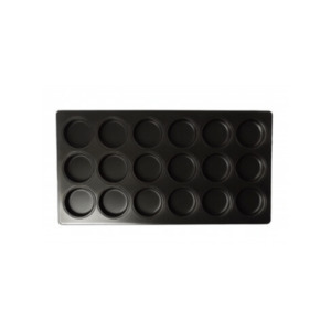 CBS Hamburger Bun Tray – 6×3 Indent (102mm Round) - Creative Bakery Solutions