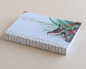 Products: A5 jotter – bird – berries