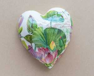 Products: large heart – lotus flower