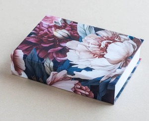Products: Jotter Pad – NEW – Peonies – Dark