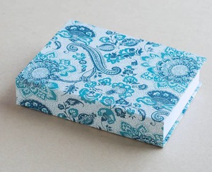 Products: Jotter Pad – NEW – Paisley Pattern – Blue